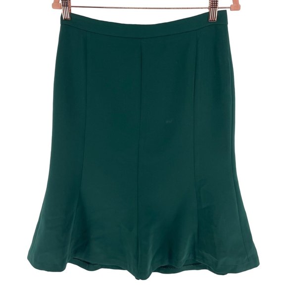 Ann Taylor Dresses & Skirts - SOLD Ann Taylor Women's Size 6 Forest Green Pleated A-Line Pencil Skirt